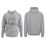 Unisex Silent Influencer Definition Hoodie