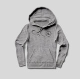 Unisex Embroidered Round Logo Hoodie